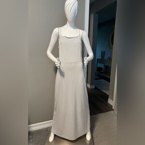 Banana Republic Black White Maxi Sundress size M